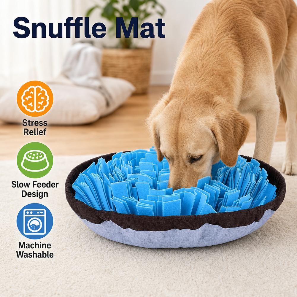 Dog Puzzle Feeder Toy - Tapis de recherche olfactive pour chien,